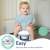 Nuby On-The-Go Portable Potty Seat - Travel Toilet Seat for Boys and Girls 18+ Months - Includes Storage Bag and Disposable Potty Liners - Toddler Travel Essentials - Toddler Potty Training Toilet - Image 2