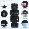 Travel Toiletry Bag,Large Hanging Toiletry Bags for Traveling Women, Water-resistant Makeup Travel Bags - Toiletry Bag for Travel Size Essentials Accessories Cosmetics -Perfect Gifts for Women - Image 3