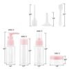 Travel Bottles Kit, TSA Approved Leak Proof Portable Toiletry Containers Set, Clear PET Flight Size Cosmetic Containers for Lotion, Shampoo, Cream, Soap, Set of 11 - Image 2