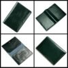 Men's Passport Wallets, with Rfid Blocking Function， High capacity Genuine Leather Passport Wallets with Superhero character. Navy blue - Image 5