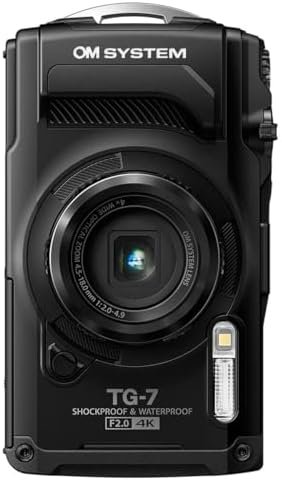 OM SYSTEM Tough TG-7 Black Underwater Camera, Waterproof, Freeze Proof, High Resolution Bright, 4K Video 44x Macro Shooting (Successor Olympus TG-6) - Image 7