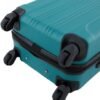 Travelers Club Chicago Hardside Expandable Spinner Luggages, Teal, 20" Carry-On - Image 2