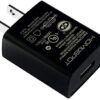 UL Certified USB Wall Charger Power Supply 5v 1A (1000mA) Universal Portable Travel Power Adapter Plug Block High Speed for iPhone iPad iPad Samsung HTC LG iPod Nokia Travel Office Home Use
