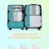 BAGSMART 6 Set/4 Set/2 Set Compression Packing Cubes for Travel, Lightweight Vacation Travel Essentials, Travel Accessories for Suitcase Organizer Bags Set, Durable Luggage Organizer Travel Bags - Image 3