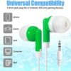 100 Pack Kids Earbuds Wired Earphones Wired Earbuds Multipack Earbuds Earphones Headphones Earbuds for School Library Museum Classroom Students - Image 2