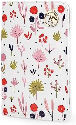 Passport Holder Cover, Slim PU Leather Travel Wallet Case Organiser for Passport, Credit Cards, Boarding Passes, Travel Essentials