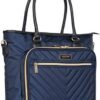 Kenneth Cole REACTION Chelsea Quilted Chevron 15" Laptop & Tablet Business Tote with Removable Shoulder Strap - Image 8