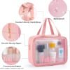 MAANGE Toiletry Bag for Women Men, Translucent Waterproof Makeup Cosmetic Bag Travel Organizer for Accessories, Toiletries - Image 5