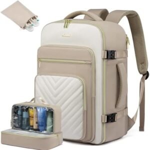 LOVEVOOK Large Travel Backpack for Women, Carry On Backpack Bag Flight Approved, 40L TSA Personal Item Travel Bag