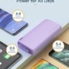 Kuulaa Portable Charger iPhone Power Bank 26800mAh Battery Pack Charger Portable Dual USB Output Portable Battery Charger Compatible with iPhone 15 14 13 12 11 Samsung S22 S21 Google iPad etc, Purple - Image 3