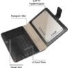 DTTO Passport Holder Cover Wallet, Premium PU Leather RFID Blocking Travel Wallet Case with Vaccine Card Slot for Women Men, Black Brown - Image 3