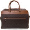 Michael Kors Travel Large Duffle/Weekender Bag With Trolley Sleeve (Brown) - Image 2
