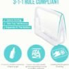 TSA Approved Silicone Travel Bottles Leak Proof & Travel Size Containers for Toiletries Travel Kit with TSA Liquids Travel Bag - Image 3