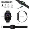 Wwzzey Smart Watch for Men/Women (Answer/Make Call), 1.7 Touch Screen Activity Tracks with Heart Rate Blood Oxygen Sleep Monitor, 28 Sport Modes, AI Voice, Compatible with Android and iOS Phones - Image 8
