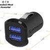 Scosche USBC242M ReVolt Universal Cigarette Lighter Multi Device Compact Dual Port USB Car Charger, Fast Charge Two Devices Simultaneously, Black - Image 2