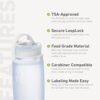 humangear GoToob+ (Large) | Refillable Silicone Travel Bottle | Locking Lid | Food-Safe Material | Dark Blue, Large (3.4 fl.oz.; 100ml) - Image 4