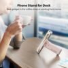 Airplane Travel Essentials Phone Holder, Klearlook Universal Flight Essentials Phone Mount with Multi-Directional 360° Rotation, Travel Must Haves Handsfree Gadgets for Flying, Table or Outdoor-Pink - Image 4