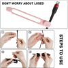 Nearockle 16Pcs Silicone Cable Straps Wire Organizer for Bundling Earphone, Phone Charger, Computer Cords, Reusable Cable Ties Cord Organizer in Home,Office,Kitchen,School(Pink) - Image 3