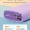 Kuulaa Portable Charger iPhone Power Bank 26800mAh Battery Pack Charger Portable Dual USB Output Portable Battery Charger Compatible with iPhone 15 14 13 12 11 Samsung S22 S21 Google iPad etc, Purple - Image 2