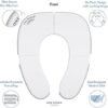 Travel Potty Seat, Ultra Compact, Ultra Non-Slip, Seat Made in USA, No-Pinch Locking Hinges, Easy to Clean, Included Carry Bag - Image 4