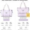 Travel Duffel Bag, Sports Tote Gym Bag, Shoulder Weekender Overnight Bag for Women - Image 4