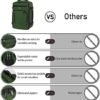 ECOHUB 16'' Travel Backpack Carry On Underseat Airline Approved Personal Item Travel Bag with Multi-Pockets Laptop Backpack Casual Daypack Small Backpack Lightweight for Women Men, Green - Image 4