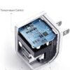 USB Wall Charger 5V/2.4A Dual Port Foldable Charger Plug 12W Portable Universal USB Charging Cradle for iPhone, iPad, Samsung and Others (2 Pack) - Image 5