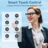 Bluetooth Headphones 50Hrs Playtime with Wireless Charging Case - Image 6