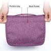 Portable Toiletry Bag for Women and Men, Travel Bag with Hanging Hook, Waterproof Makeup Cosmetic Bag Organizer Bathroom Storage Bag for Travel Accessories, Toiletries, Large Capacity(GRAY) - Image 4