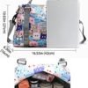 Travel Duffle Bag Weekender Overnight Bag Gym Tote Bag with Dry and Wet Separated Pocket for Women Girls Shoulder Bag Workout Duffel Bag Water Resistant (colorful triangle) - Image 7