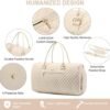 LOVEVOOK Travel Duffle Bag, Weekender Bag for Women with Toiletry Bag, Carry on Overnight Bag with Shoe Compartment, Gym Duffel Bag with Wet Pocket, Mommy Hospital Bags for Labor and Delivery - Image 5