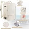 Large Travel Backpack for Women, 40L Carry On Backpack, 17 Inch Laptop Waterproof Casual Backpack, College Bookbag, Backpack for Women, as Person Item Flight Approved - Image 4