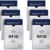 RFID Blocking Sleeve Anti Theft 6 Passport Holder Wallet Pocket - To protect your valuable information from theft RFID tagged
