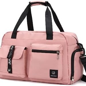 Small Travel Duffle bag Women men,Gym bags with Wet Pocket & Shoe Compartment, Workout Overnight Shopping Hospital Handbag,Lightweight Gear bag