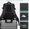 HOMIEE Travel Backpack Carry on Luggage 18x14x8 Inches Personal Item Bag for Airlines, 40L Expandable Laptop Backpack Large Suitcase for Business Weekender Overnight, Black - Image 5