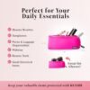 KUSSHI Neoprene Zipper Makeup Brush Pouch and Travel Pencil Case for Beauty Tools, Pencils, Brushes & Small Accessories - Makeup Brush Bag Pouch for Organization and Travel Items - Image 4