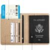Passport Holder Cover, Slim Travel Wallet with Card Slots, RFID Blocking Passport Case for Men & Women - Image 4