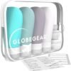 TSA Approved Silicone Travel Bottles Leak Proof & Travel Size Containers for Toiletries Travel Kit with TSA Liquids Travel Bag