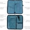 RFID Passport Holder Family wallet - Waterproof Family Passport Holder for 5 | Multiple Passport Holder for family of 6 | 9.5" x 5" | Family Passport Holder for 7, Blue - Image 3