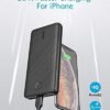 Anker Portable Charger, Power Bank, 20,000mAh Battery Pack with PowerIQ Technology and USB-C (Recharging Only) for iPhone 15/15 Plus/15 Pro/15 Pro Max, iPhone 14/13/12 Series, Samsung Galaxy (Black) - Image 2