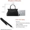 ECOSUSI Duffle Bag Weekender Bag Nylon Overnight Bag Travel Tote Carry On Bag with Trolley Sleeve for Travel, Sports - Image 6
