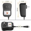 POWSEED 45W Universal AC Adapter 5V 6V 7.5V 9V 13.5V 15V Switching Wall Cord Charger W/USB Port for IP Cameras Tablets Cellphones Routers Speakers Webcam HUB etc. 3000mA Max 5V 2.4A - Image 7