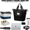 Intrbleu Large Capacity Folding Travel Bag, Foldable Travel Bag with Dry/Wet Separation, Upgrade Waterproof Carry on Bag - Image 2