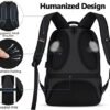 Bagsure Travel Laptop Backpack, Business Water Resistant Laptop Backpack with USB Charging Port, College Bag for Men & Women - Image 6