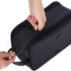 Toiletry Bag for Men, Extra Large Water-resistant Dopp Kit with Double Side Full Open Design, Shaving Bag for Toiletries and Shaving Accessories for Long Travel, Black - Image 5