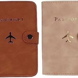 Passport Wallets Travel Holder Set,Honeymoon gift,matching passport holder for Wedding Bridal Shower