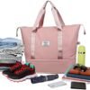 NPBAG Women Travel Duffel Bag, Large Expandable Weekender Carry-on Tote, Gym Workout Bag, Overnight Bag, Mommy Hospital Bag for Labor and Delivery - Image 4
