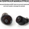 S2 Active Noise Cancelling Wireless Earbuds, Immersive Sound and Clear Call,in Ear Detection,Build in Mic,36H Playtime with Metal Smart Charging Case,IPX5 Waterproof Sport Black Headphones - Image 8