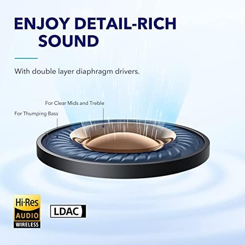 Soundcore by Anker Space A40 Adaptive Active Noise Cancelling Wireless Earbuds, Reduce Noise by Up to 98%, Ultra Long 50H Playtime, 10H Single Playtime, Hi-Res Sound, Comfortable Fit, Wireless Charge - Image 5