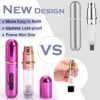 Mini Refillable Perfume Atomizer Spray Bottle, Portable Empty Fragrance Container Pump Case for Traveling and Outgoing 5ml (Pink) - Image 5